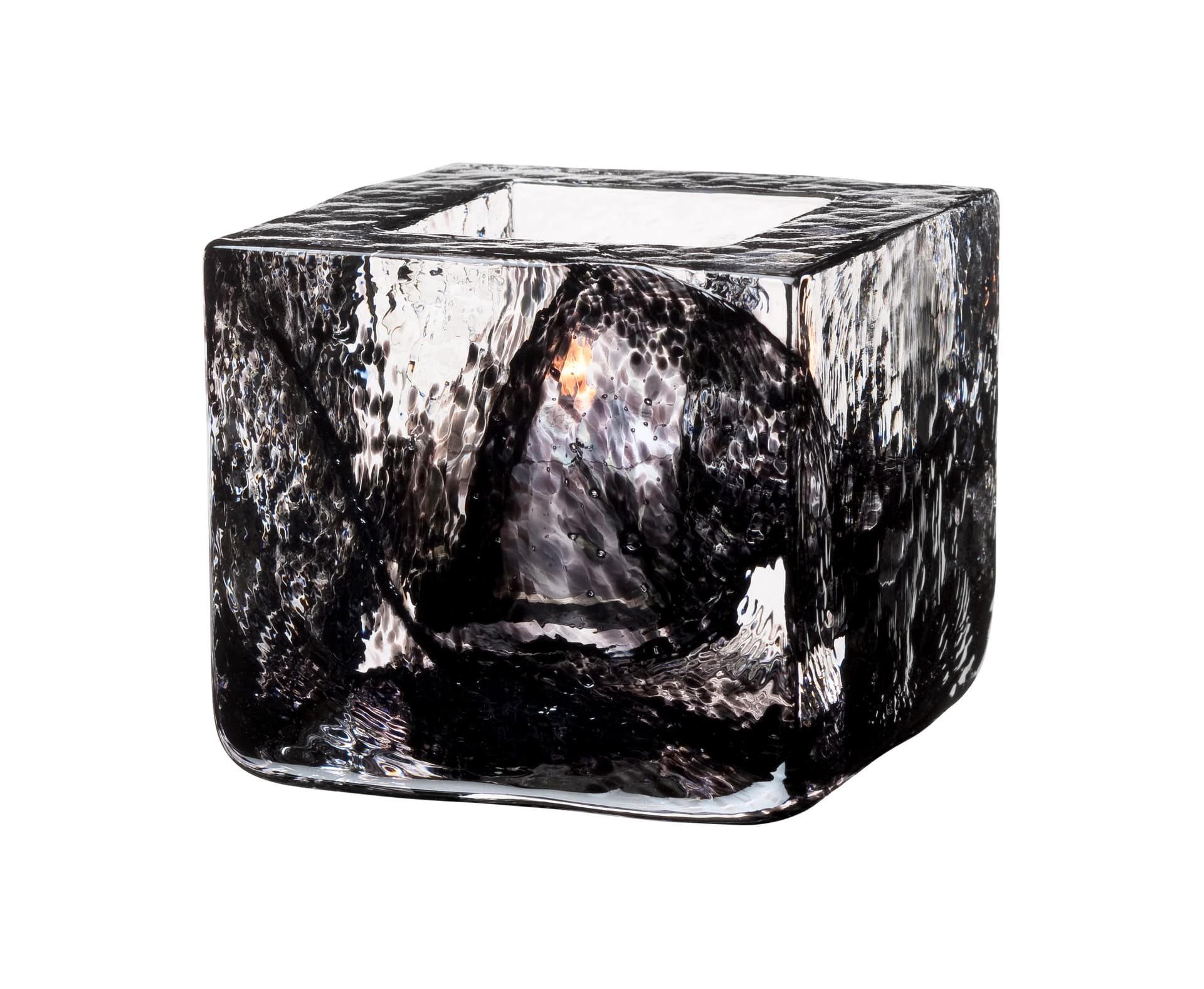 Brick Votive Black