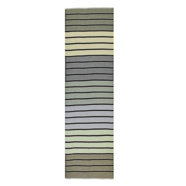 Maren Wide Striped Cotton Scarf