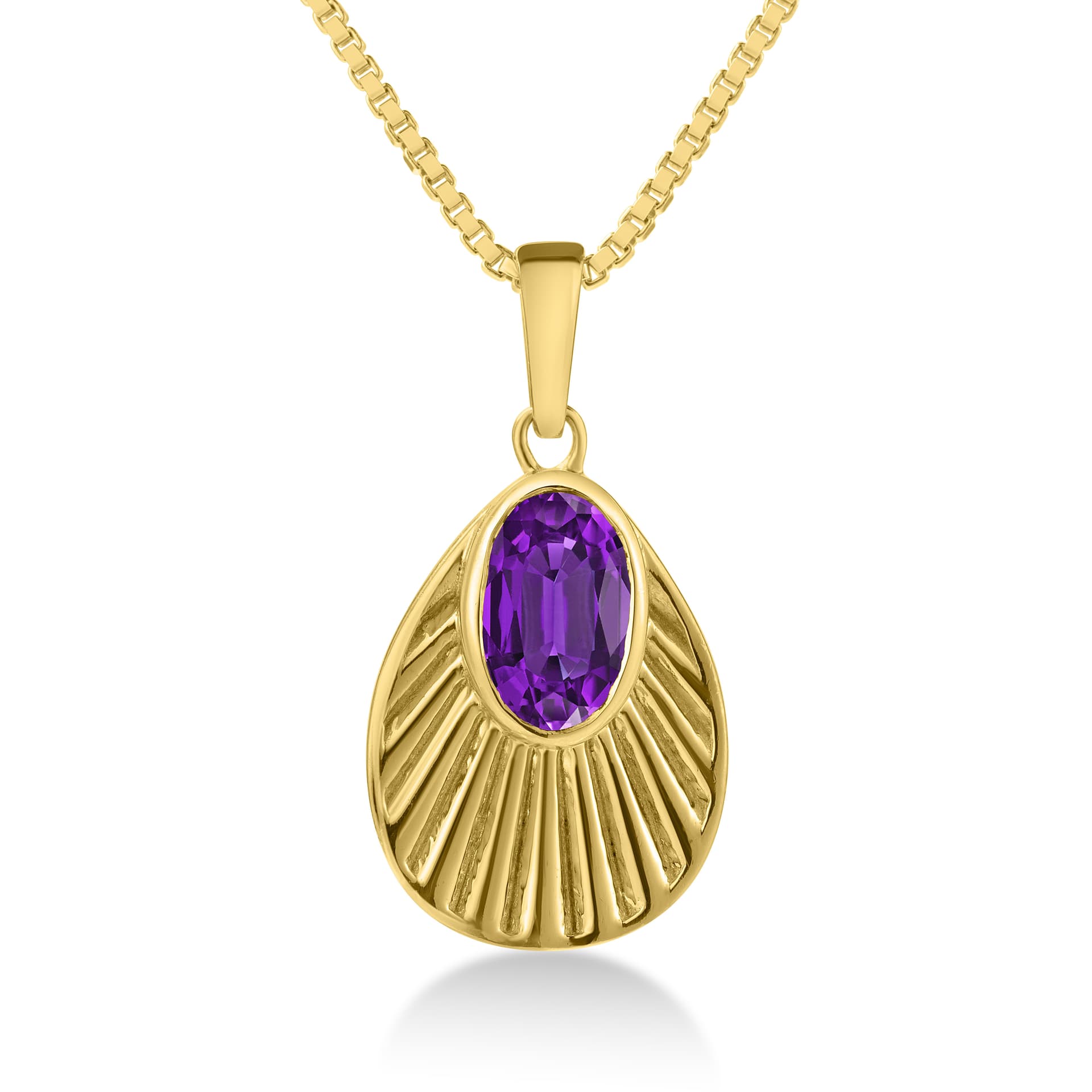 Amethyst Aura Necklace