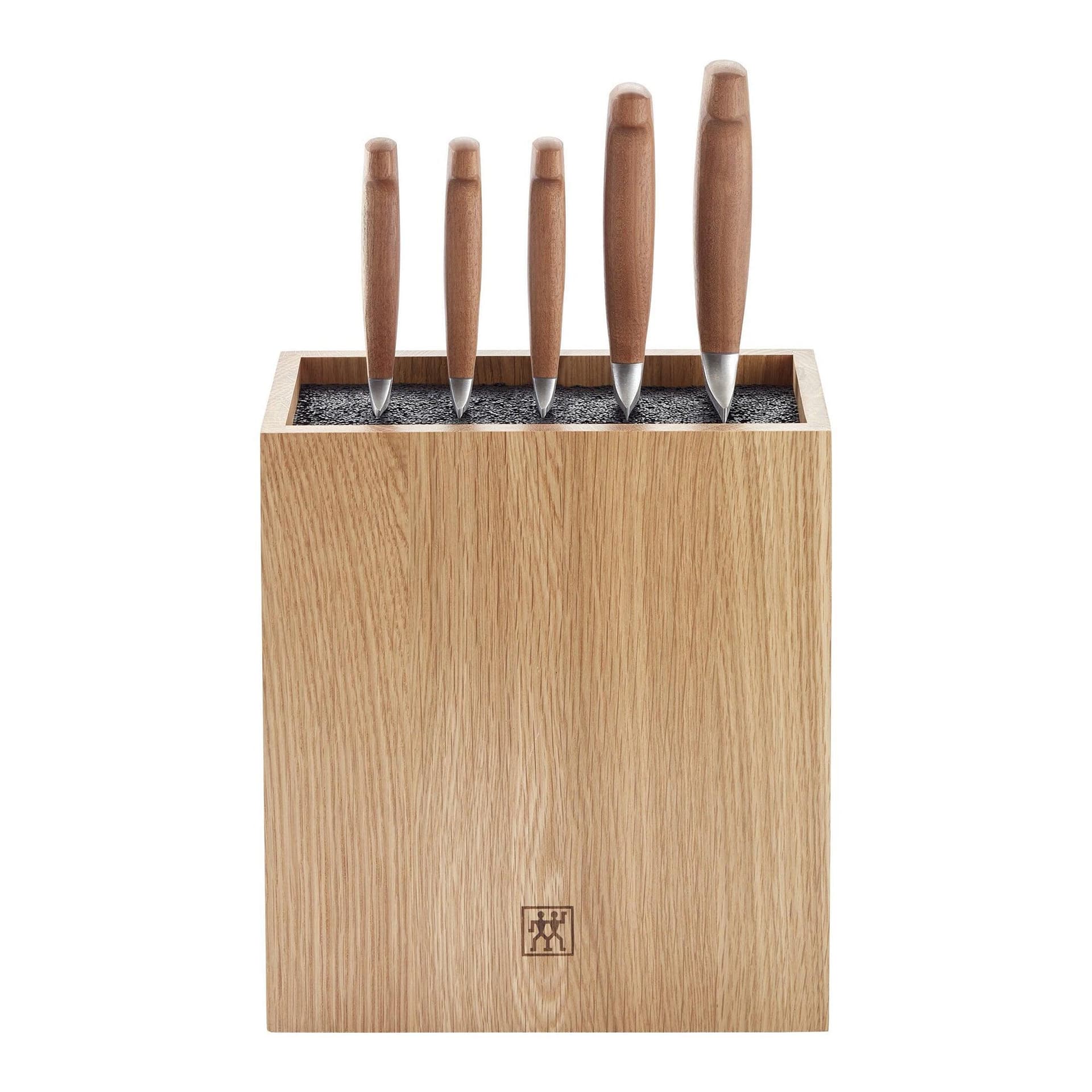 Four Star Wood 6pc Knife Block Set