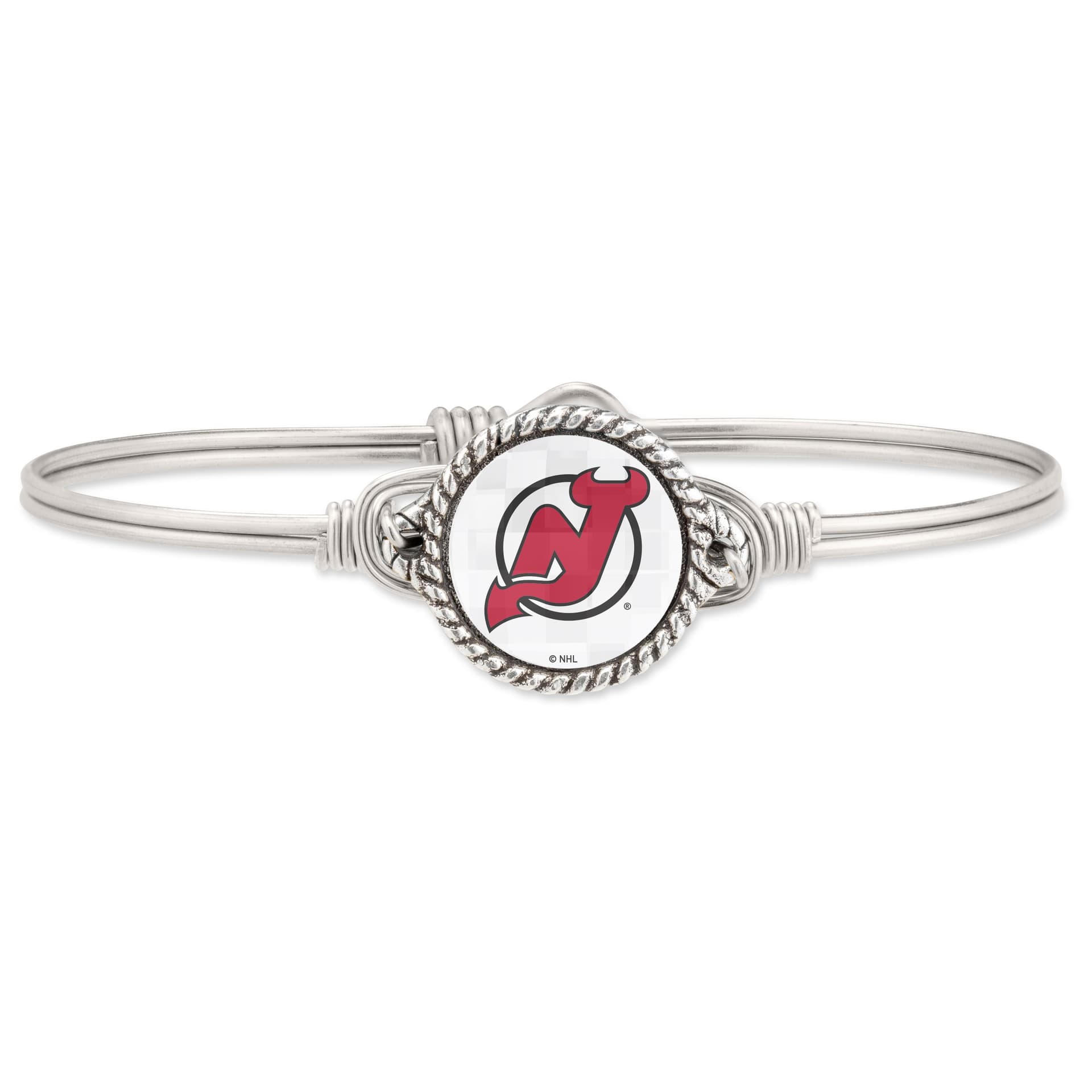 New Jersey Devils Bangle Bracelet Size Petite