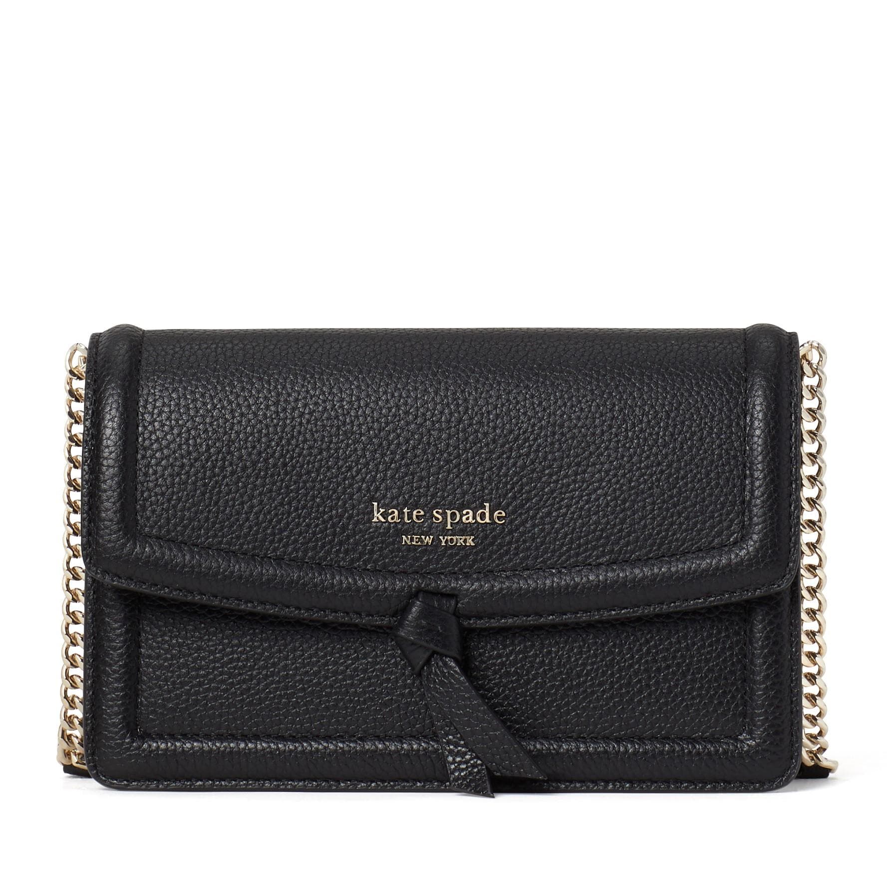 Knott Flap Crossbody - Black