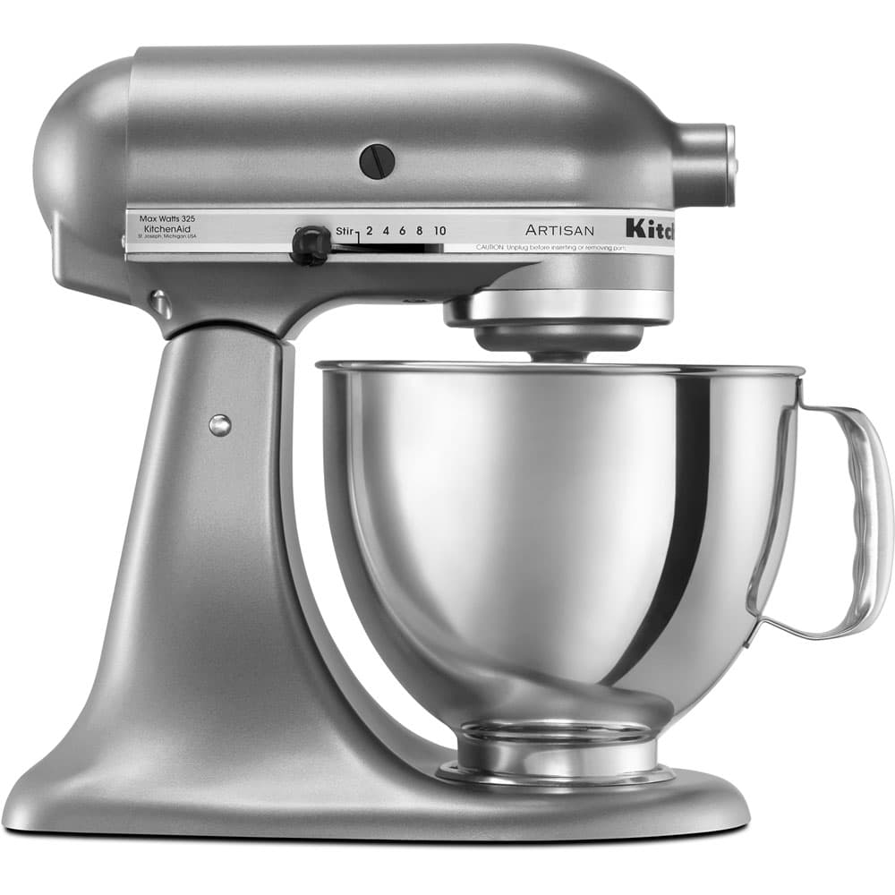 Artisan Series 325-Watt Tilt-Back Head Stand Mixer in Contour Silver