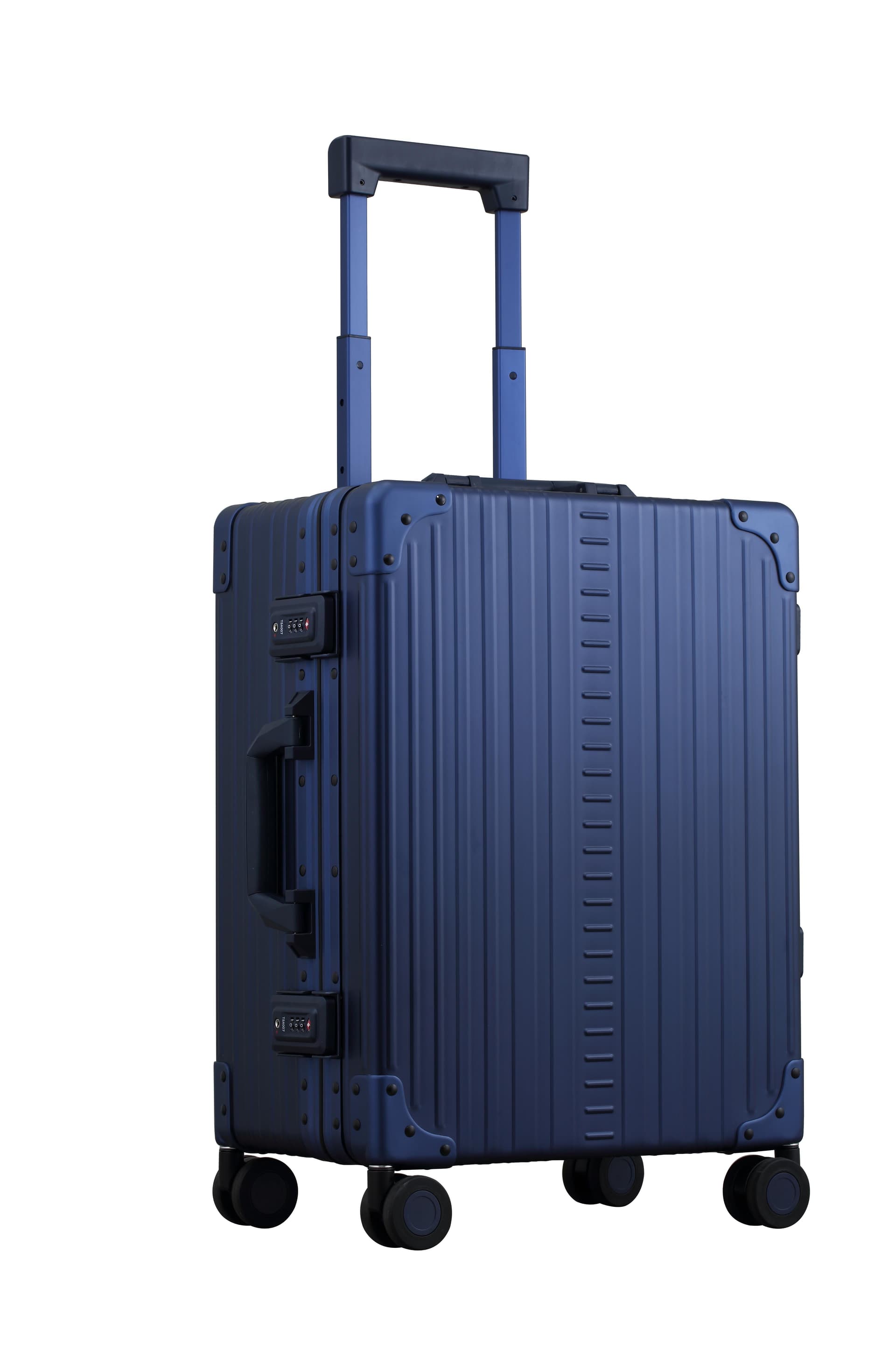 Aleon 21" Carry-On with Suiter Aluminum Hardside Luggage (Sapphire) Blue