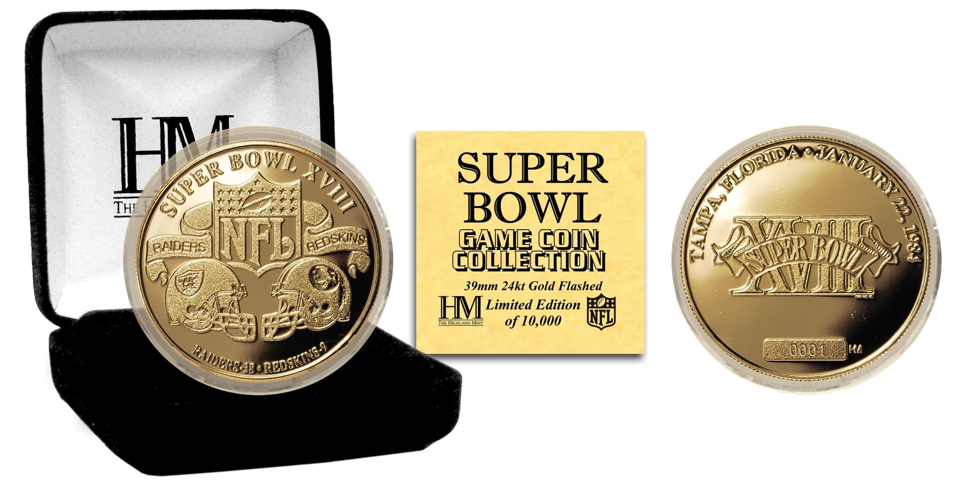 Super Bowl XVIII Flip coin