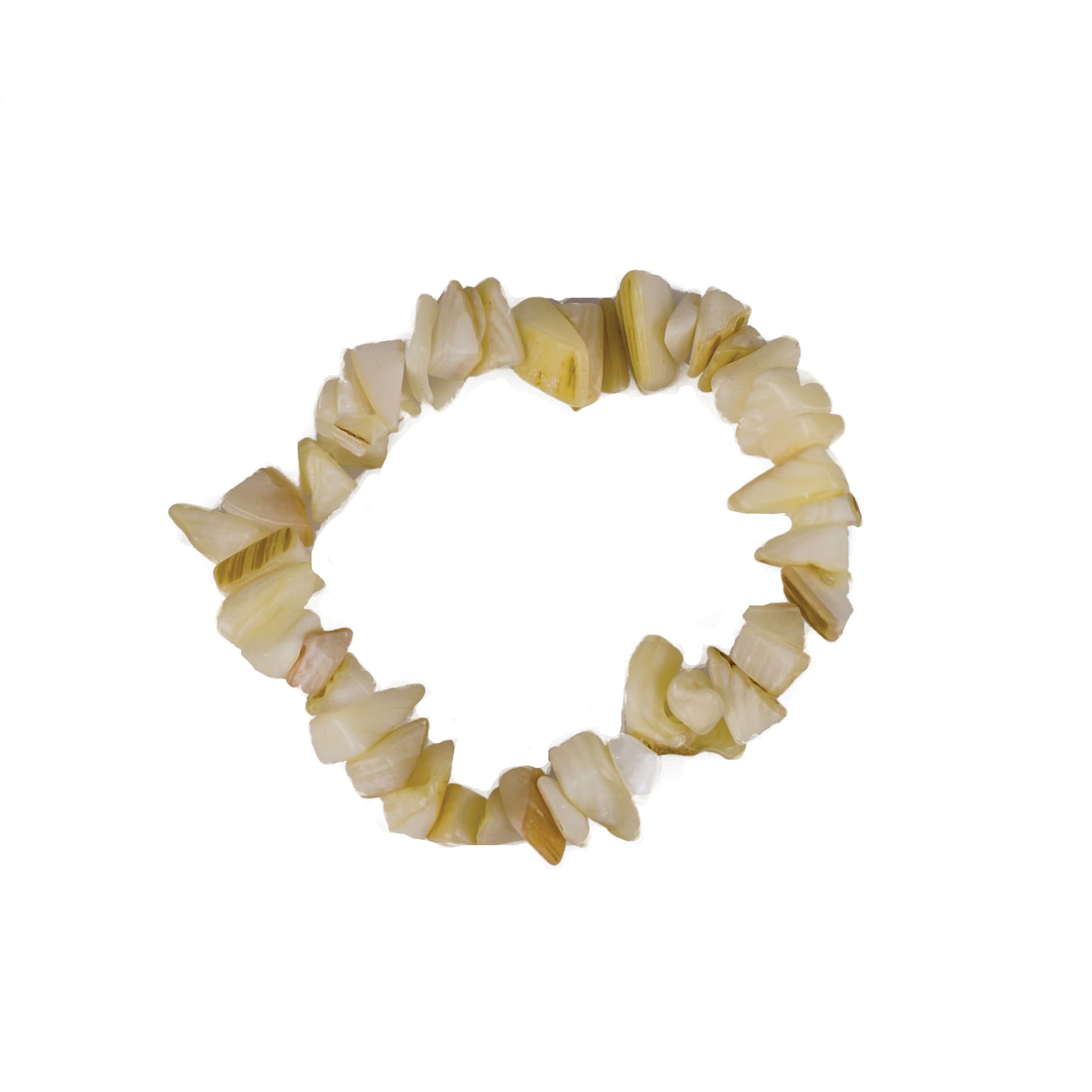 Mother of Pearl Shell Stretch Bracelet