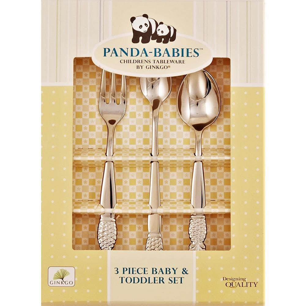 3pc Pineapple Baby Flatware Set