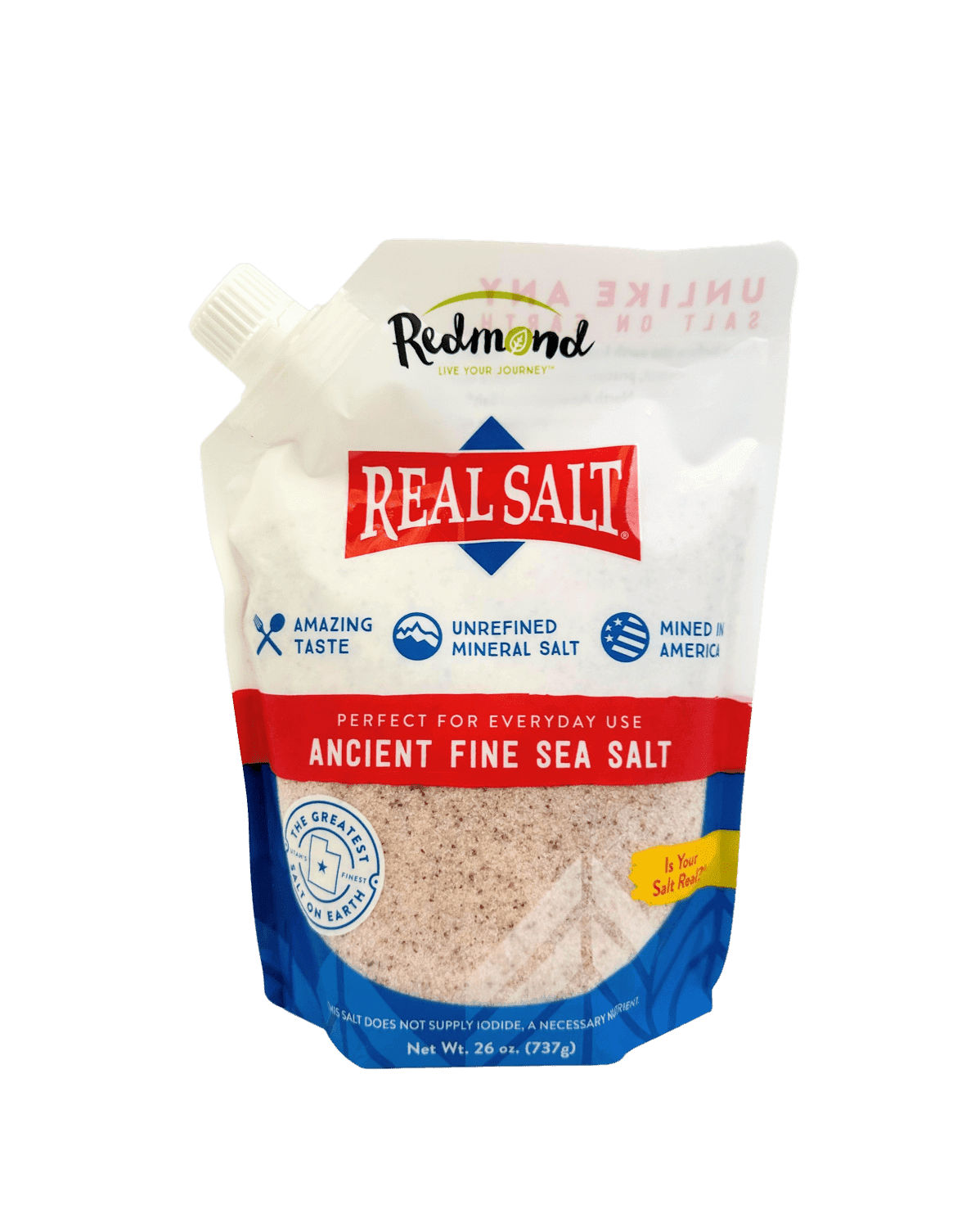 Salt, Redmond Real Salt, Fine Ground - 10 lb