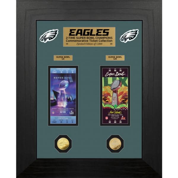 Philadelphia Eagles Deluxe SB Ticket Collection