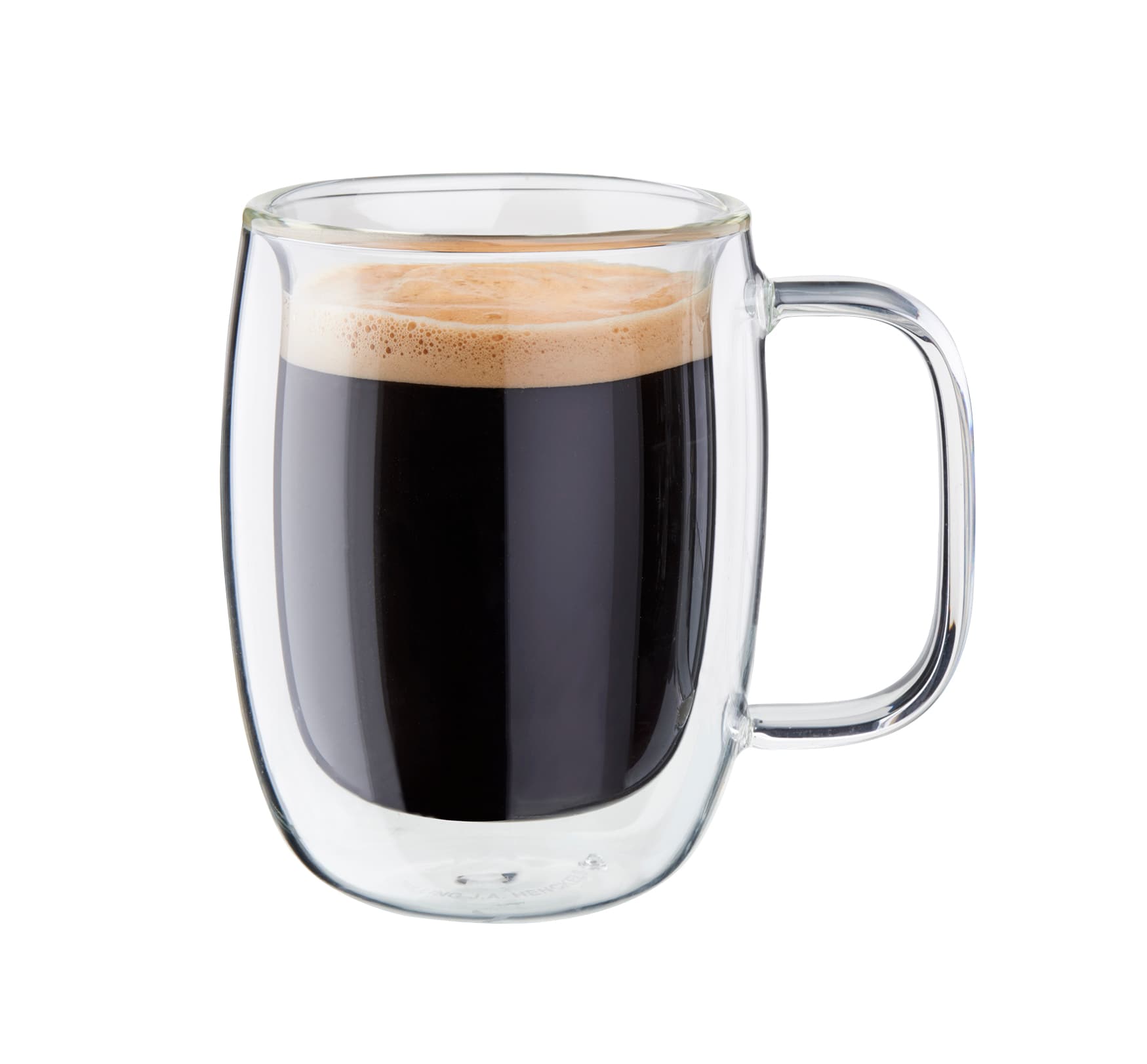 Sorrento Plus 2-Piece Double-Wall Glass Double Espresso Mug Set