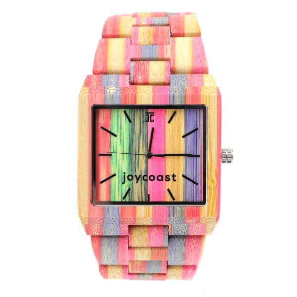 Fruitloops Squared Bamboo Square Watch Wooden Watch