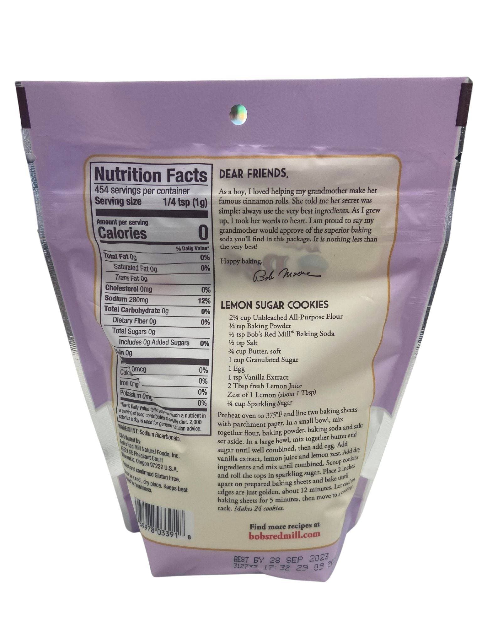 Baking Soda, Gluten-Free, Bob's Red Mill - Country Life Natural Foods
