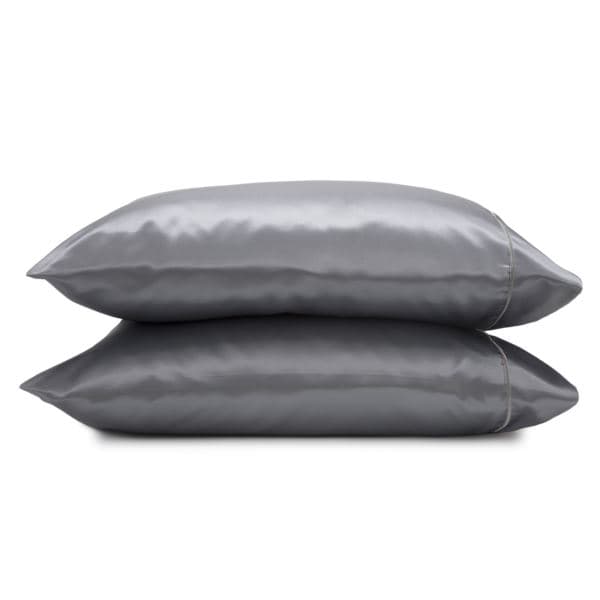 Elegance Satin Silver Pillowcases Size Standard