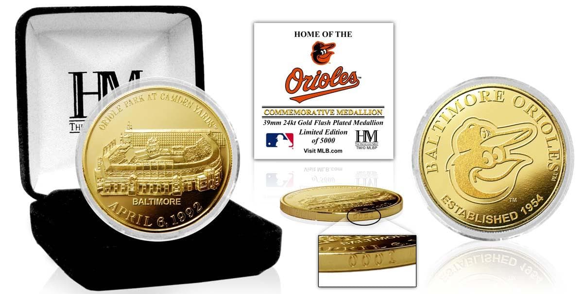 Baltimore Orioles "Stadium" Gold Coin