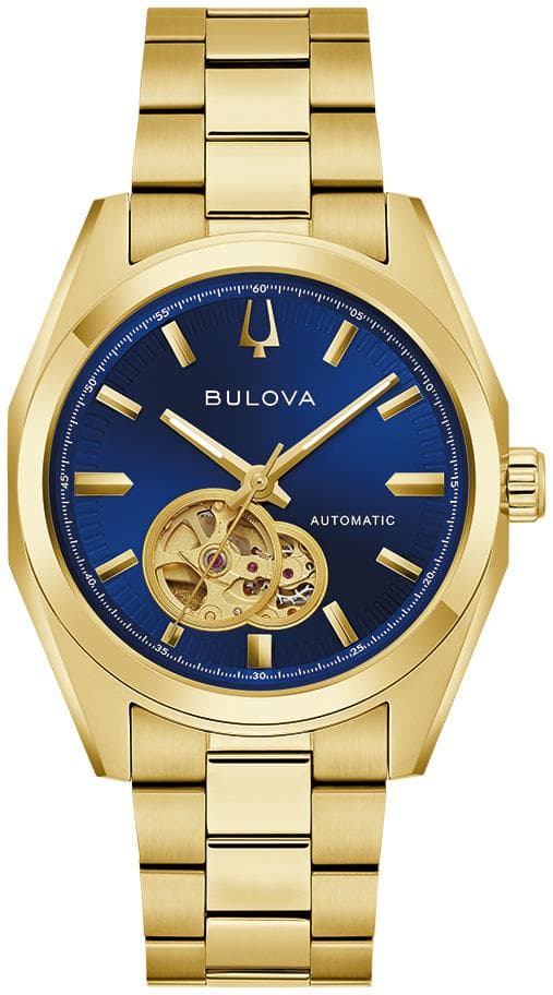 Men's Surveyor Stainless Steel Bracelet watch, Blue dial
