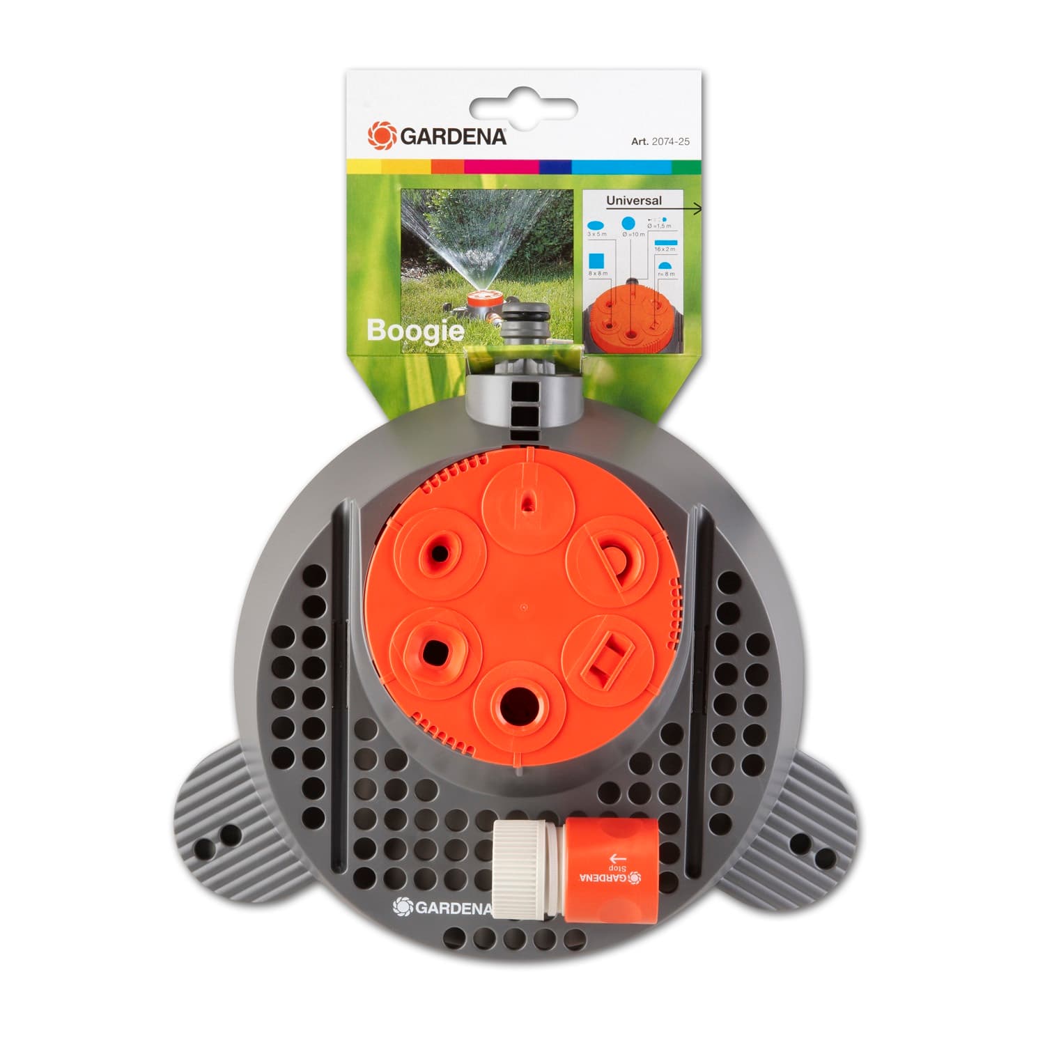 6-Pattern Sprinkler with Water Stop