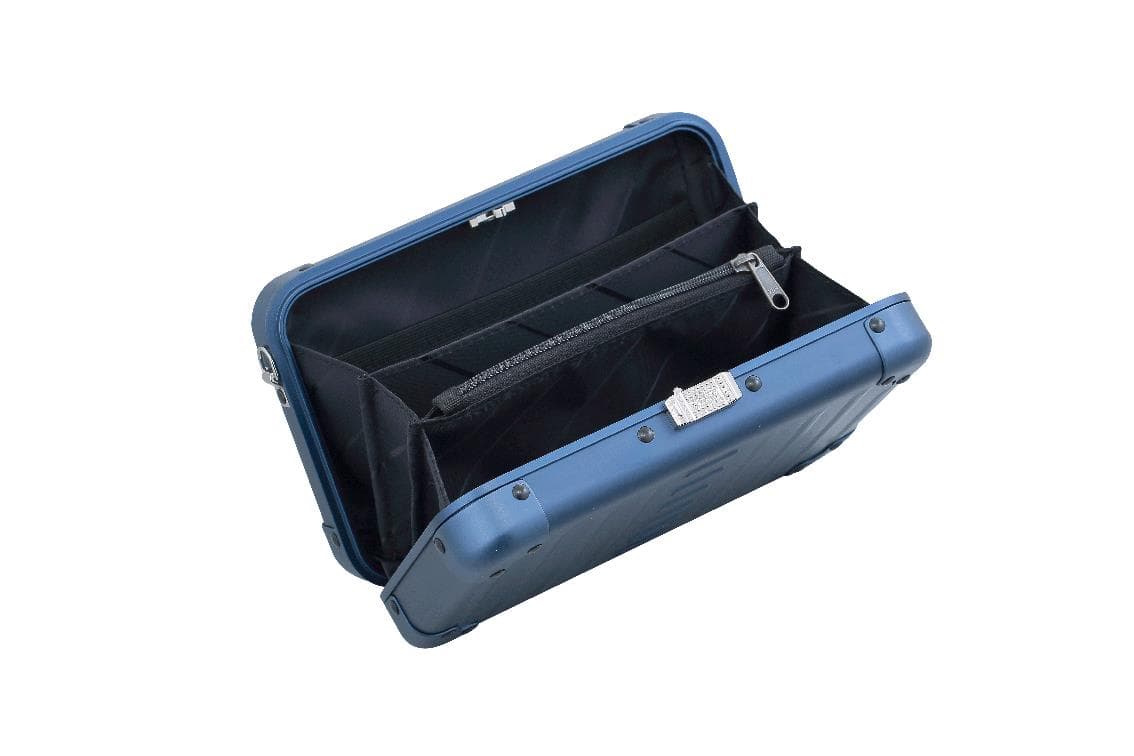 ALEON ALUMINUM SMALL CROSSBODY- SAPPHIRE
