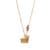 The Wizard of Oz Dorothy & Toto Basket Pendant - Gold Finish