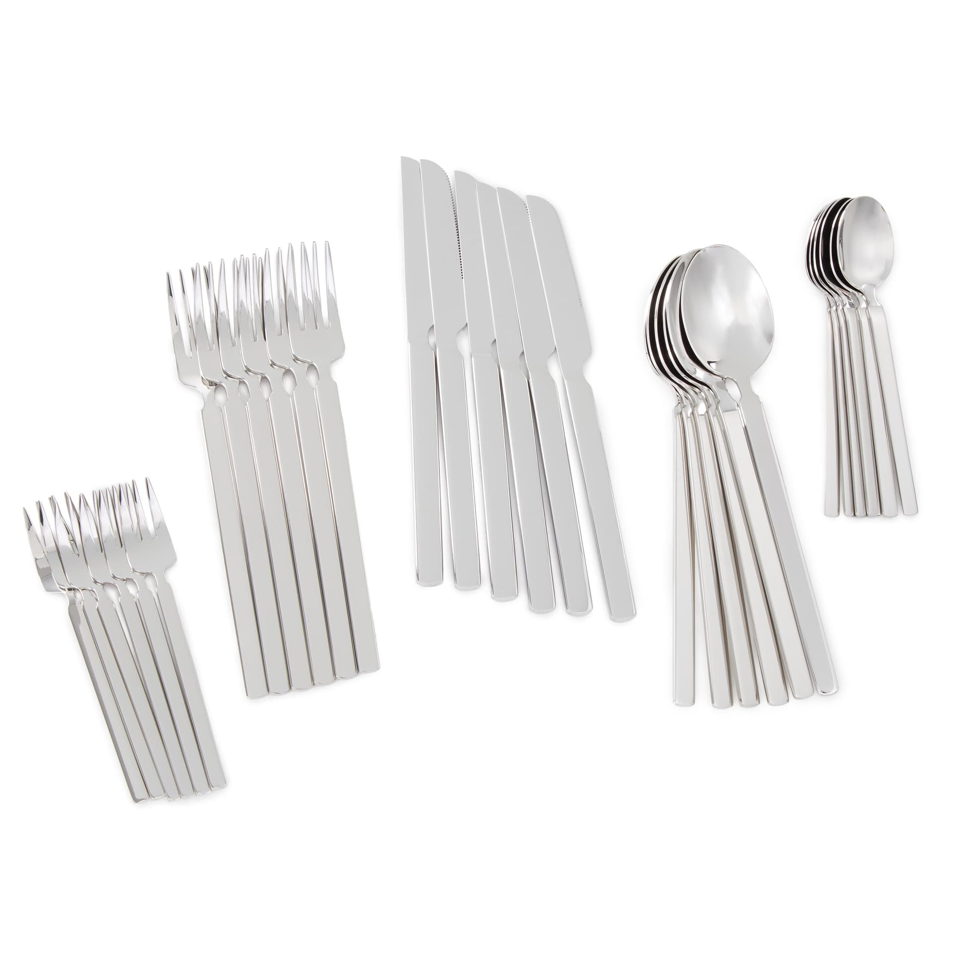 Elegant 30Pc Stainless Steel Flatware Set