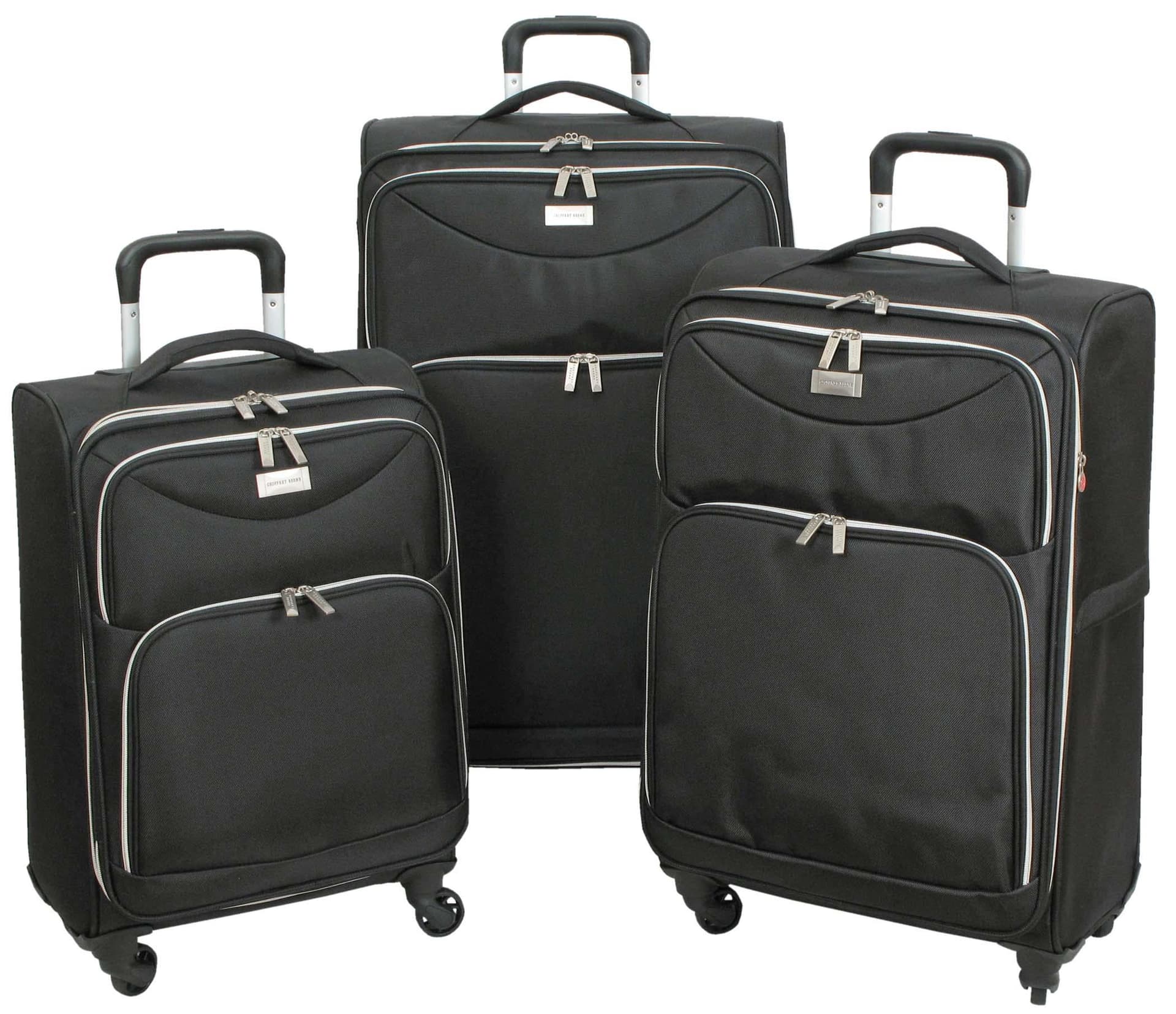 Ultra Light Midnight Luggage Set Size 3-pc