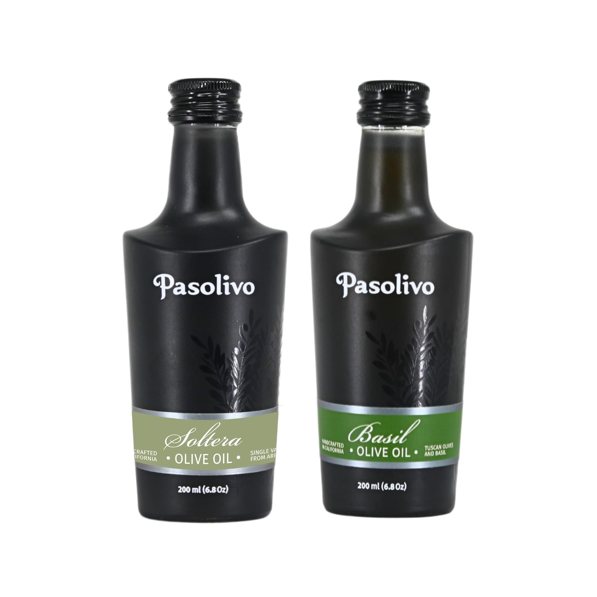 Soltera Extra Virgin Olive Oil & Basil Olive Oil, 500mL