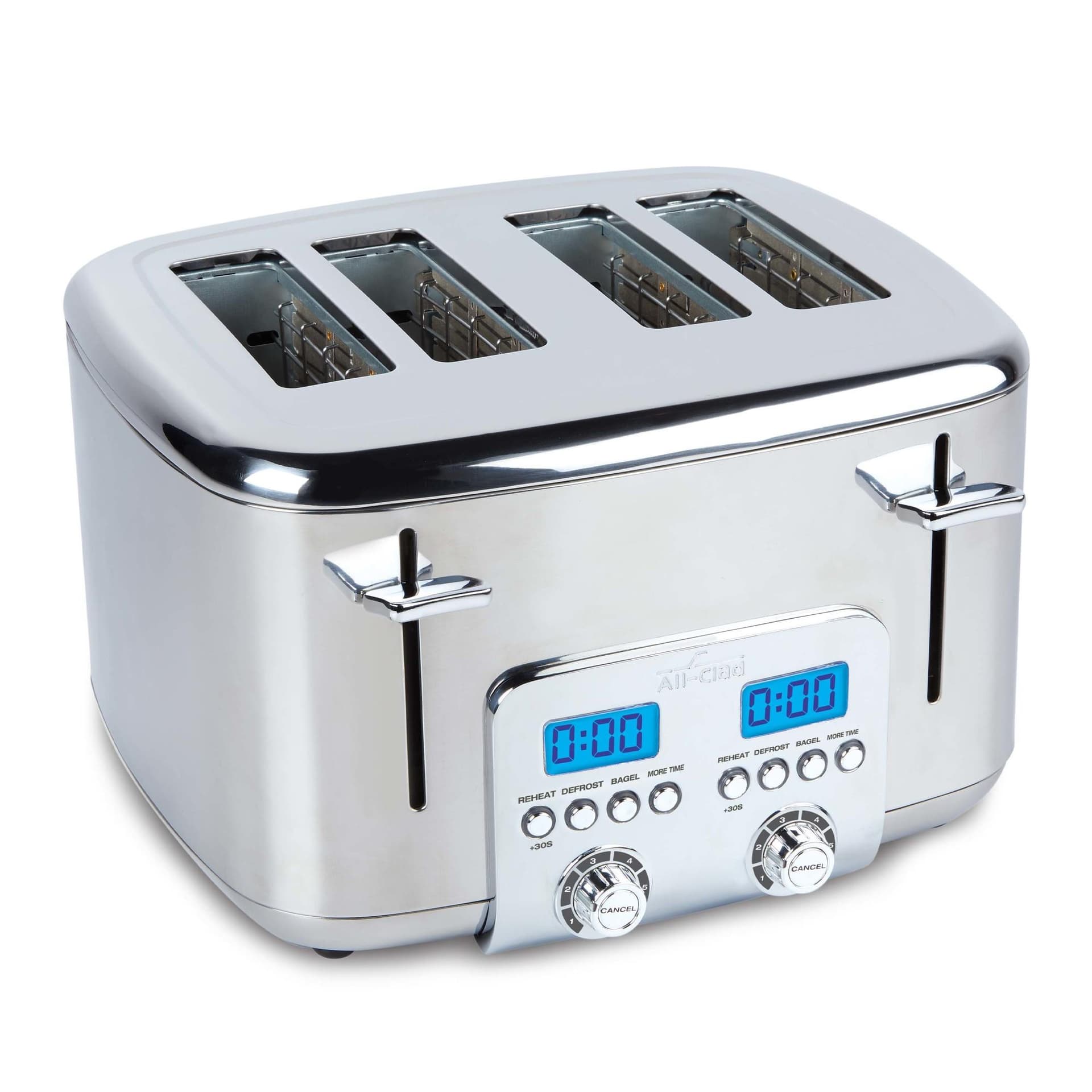 4-Slice Stainless Steel Digital Toaster