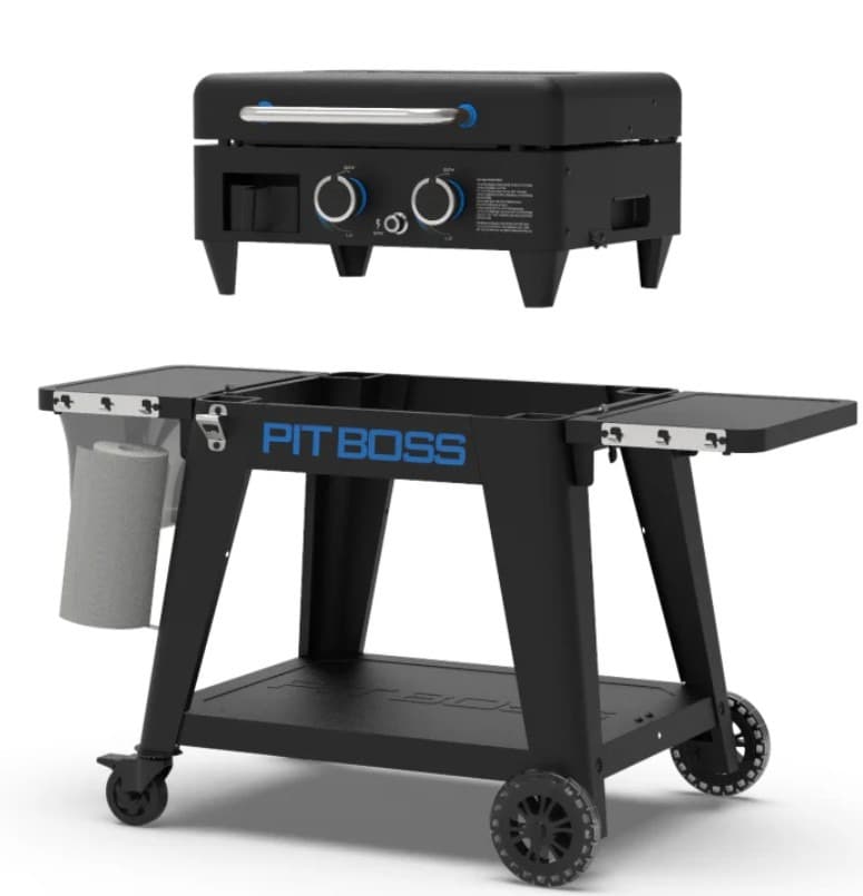 ULTIMATE LIFT-OFF 2-BURNER GAS GRIDDLE (PB2BGD2)