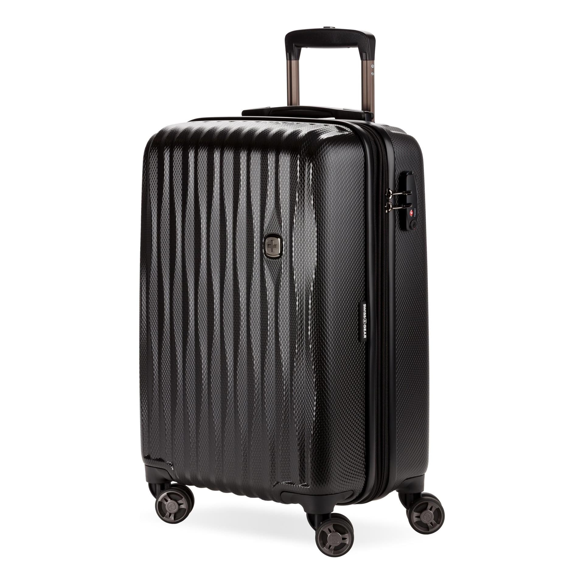 7272 19" USB Energie Expandable Hardside Carry-On Spinner Black