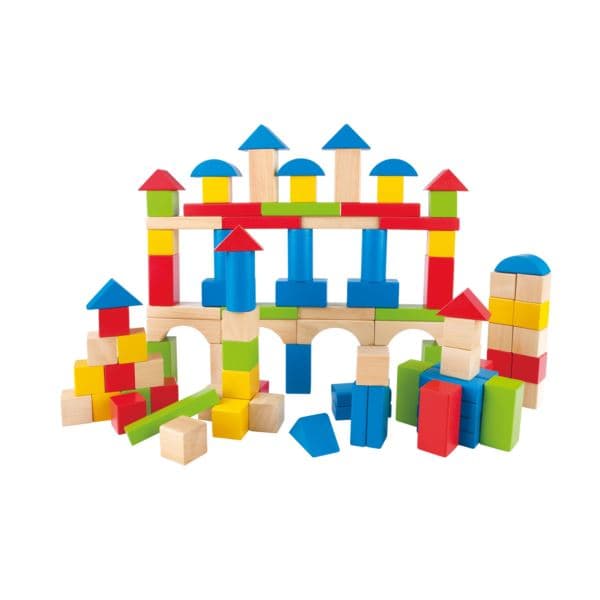 100pc Build Up & Away Blocks Ages 12+ Months