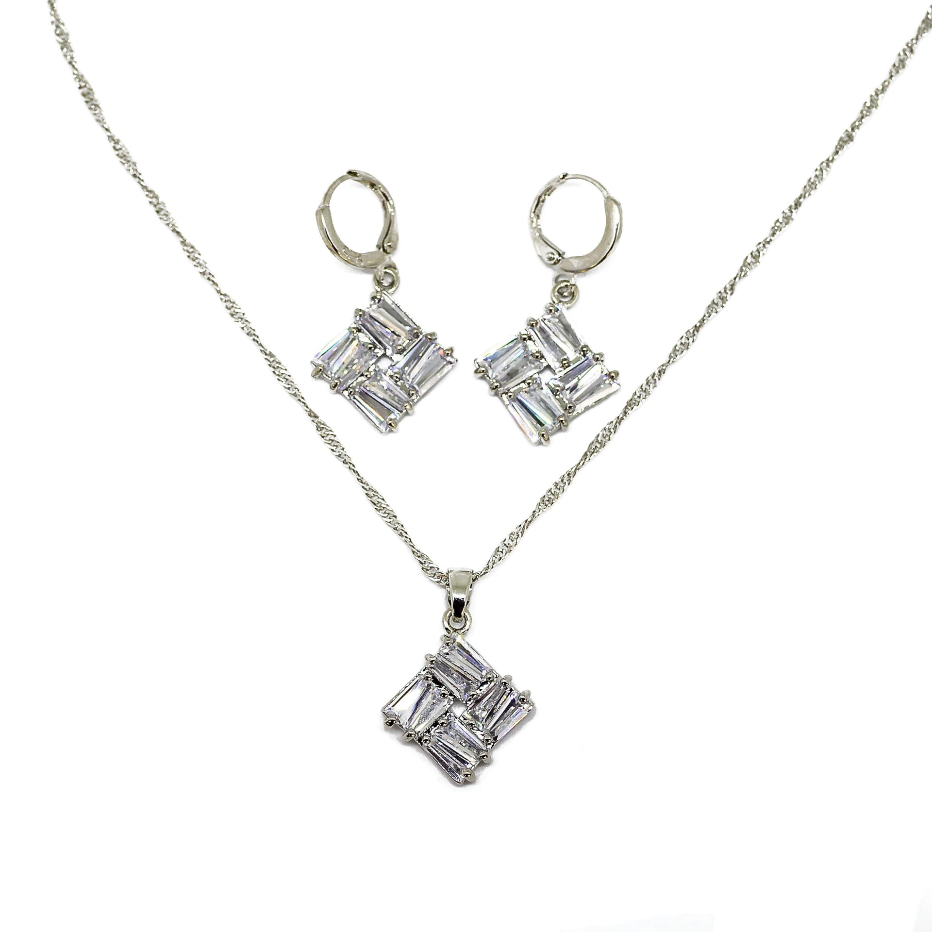 United Together Necklace and Earrings Set