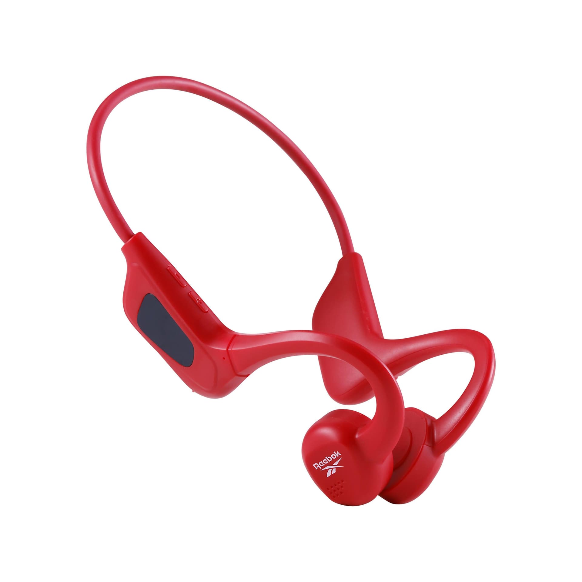 Bone Conduction Wireless Headphones w/ Digital Display Red