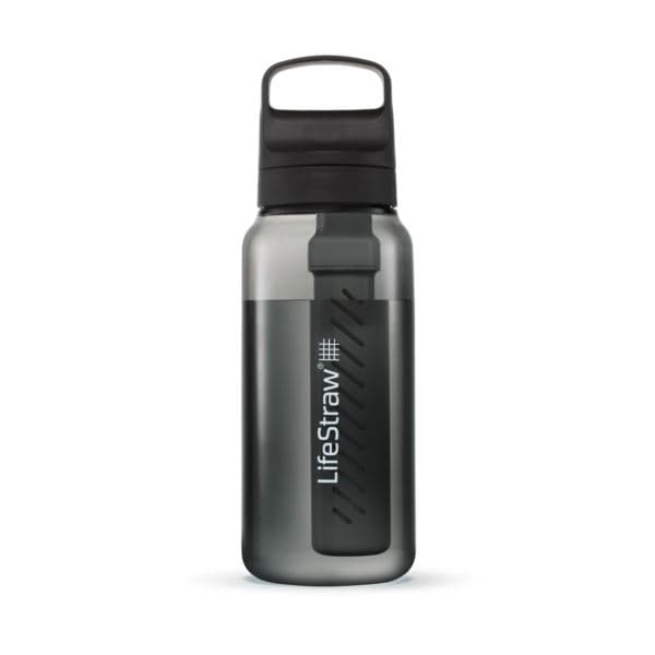 LifeStraw Go 1L Water Filter Bottle w/ Tritan Renew Nordic Noir