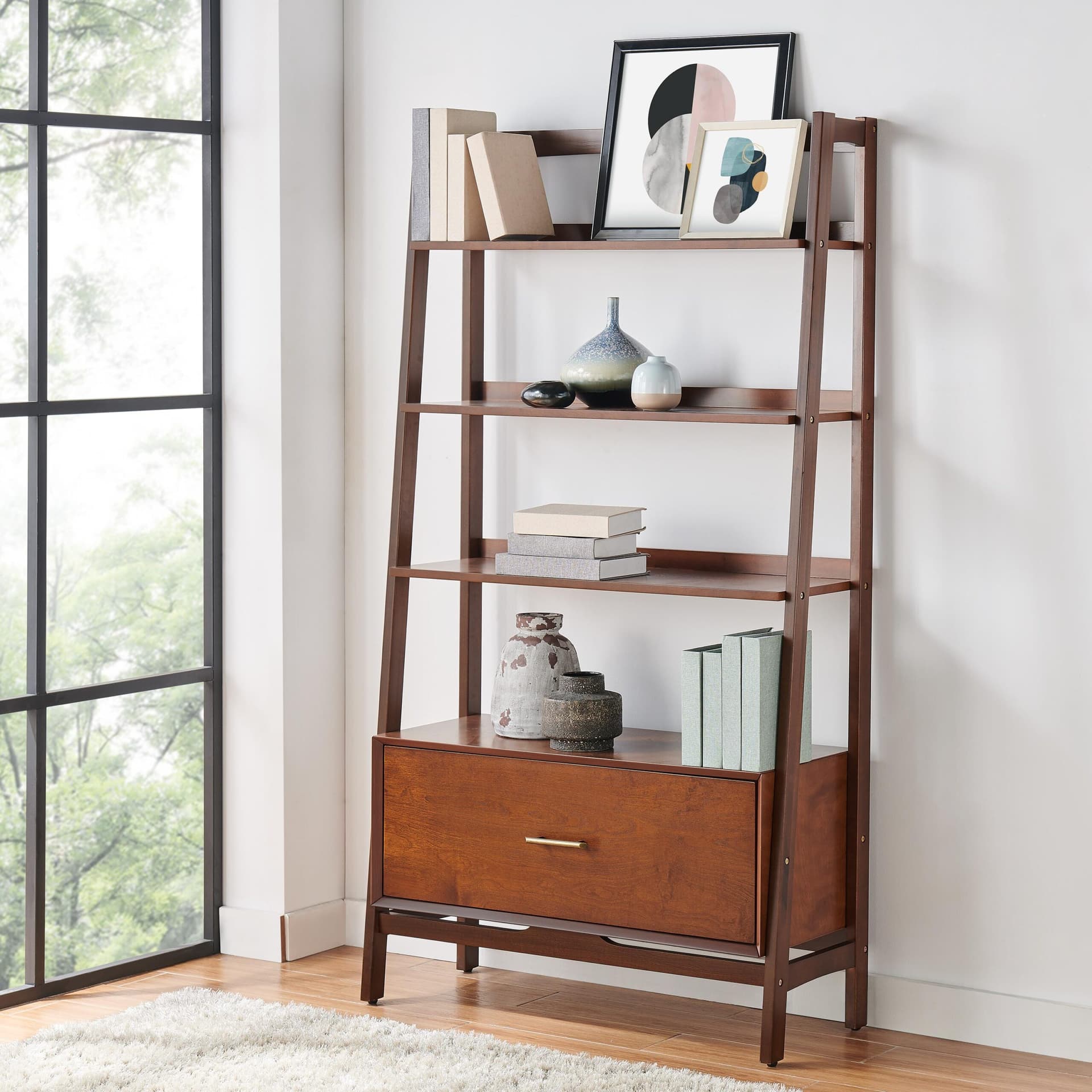 Landon Large Etagere Bookcase