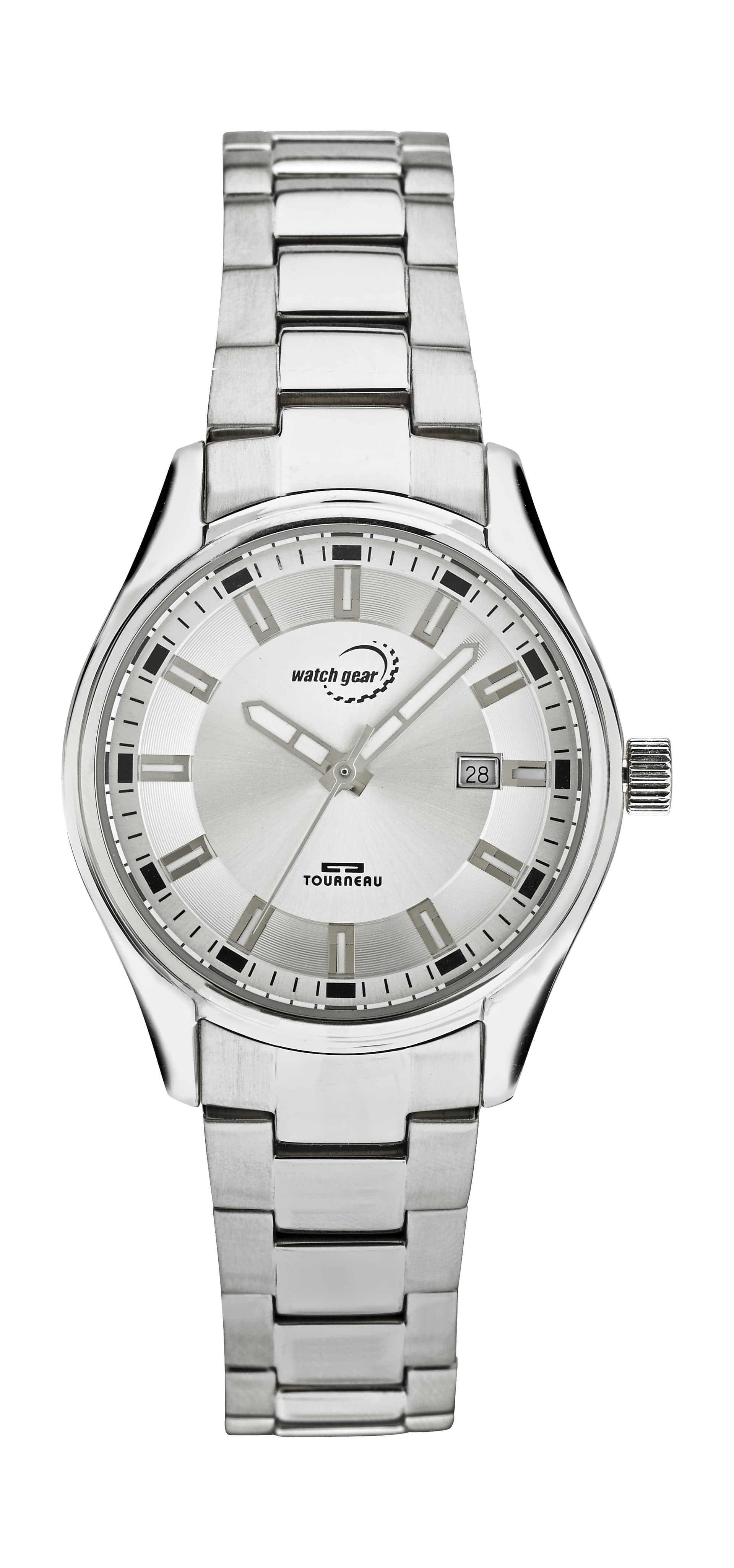 Ladies Silver Sunray Dial Watch