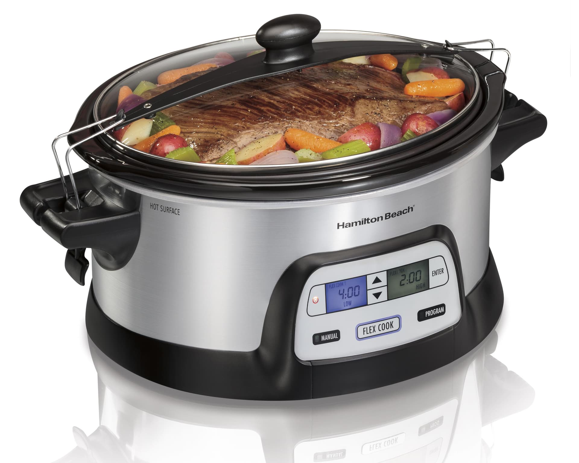 FlexCook 6 Qt Stay Or Go Slow Cooker