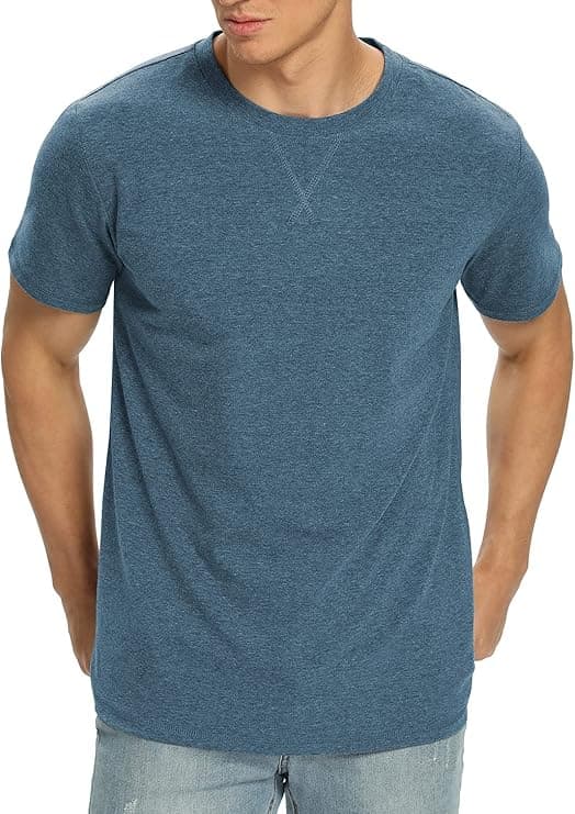 Everyday Organic Cotton Tee - Pack of 3 - Blue, S