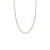Double CZ Tennis Paperclip Necklace