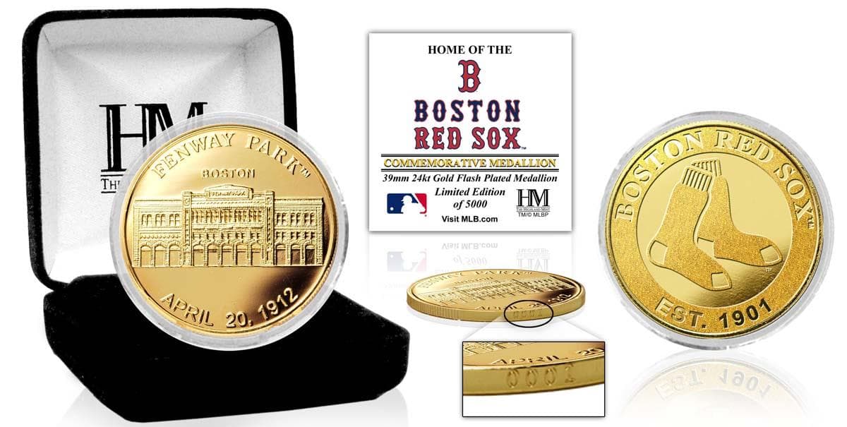 Boston Red Sox "Stadium" Gold Coin