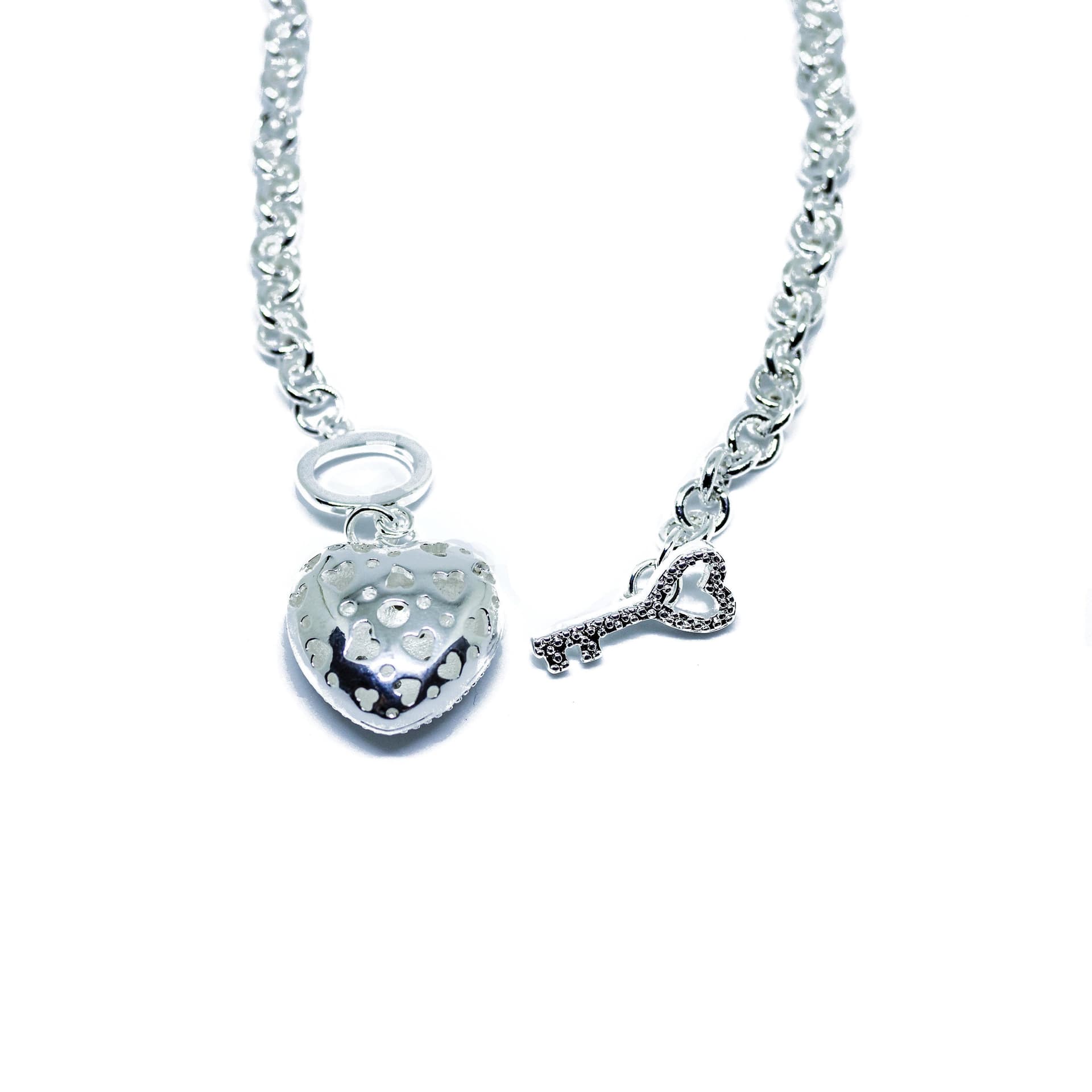 Key To Your Heart Two-Sided Necklace