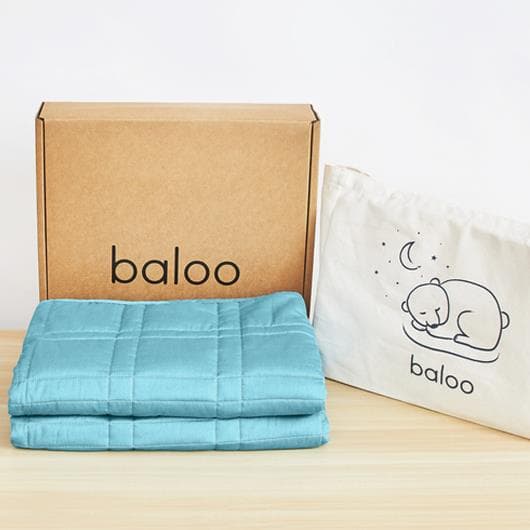 9lb Mini Weighted Throw- Aqua