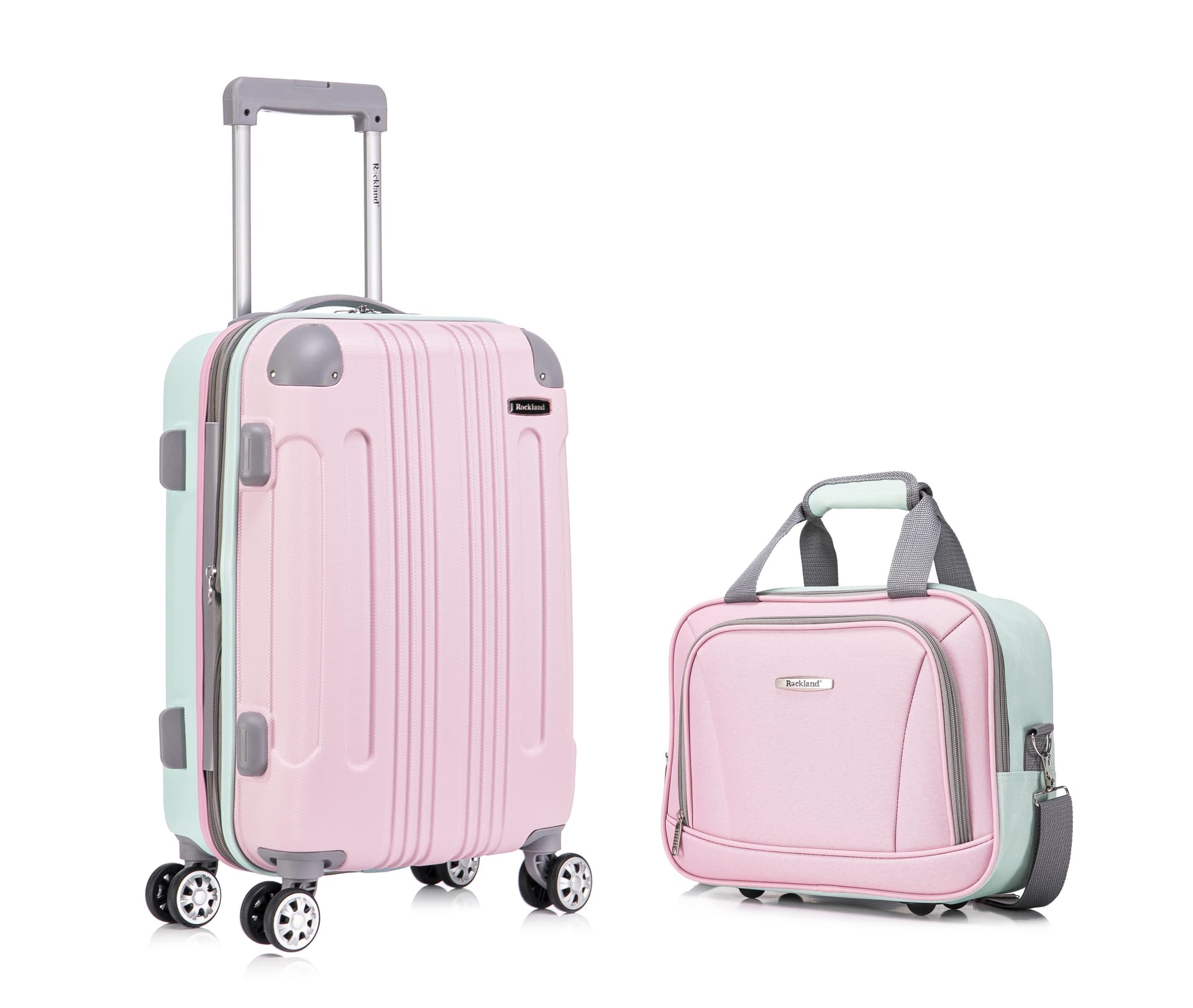 London ABS 20" Upright Spinner & 14" Tote - Mint