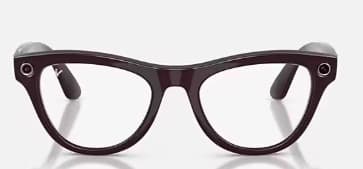 Ray-Ban Meta Skyler Transitions AI Glasses-Amethyst Transitions
