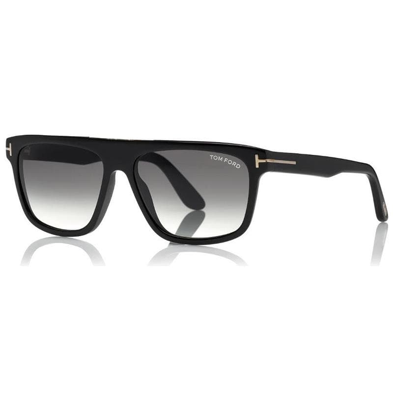 Mens Cecelio Sunglasses-Shiny Black
