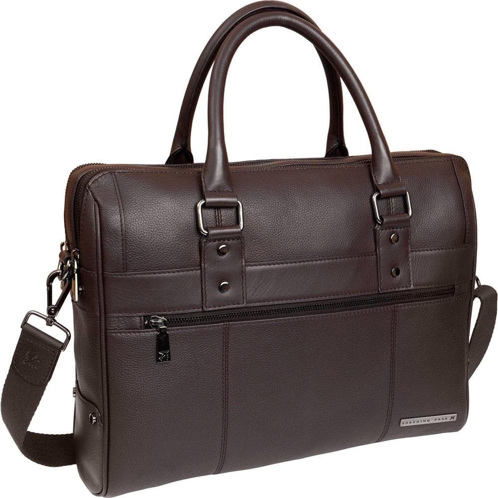 The Gotham Pebble Grain Briefcase Size 18"