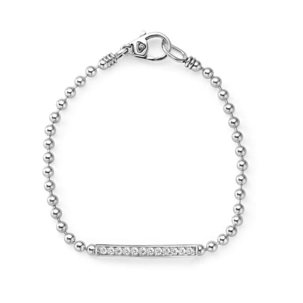 Diamond Beaded Bracelet Size 7"
