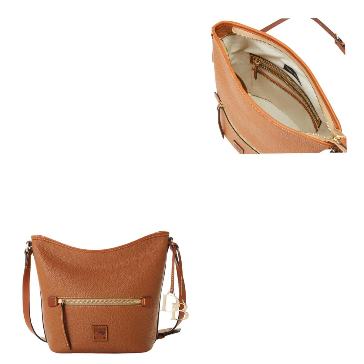 Pebble Grain Zip Sac