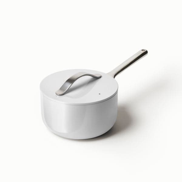 3qt Nonstick Ceramic Saucepan Gray