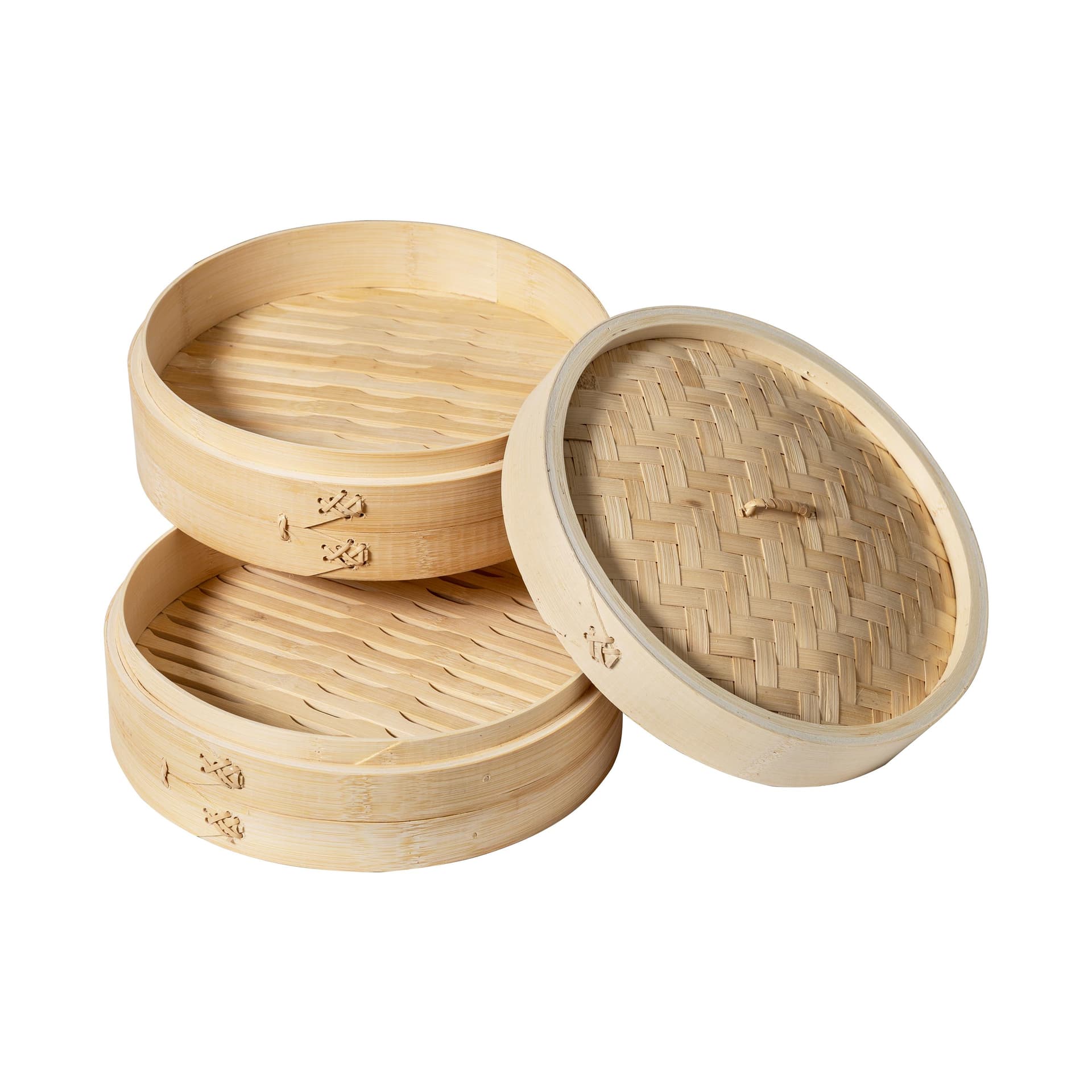 Joyce Chen - 2-Tier Bamboo Steamer Baskets, 10-Inch
