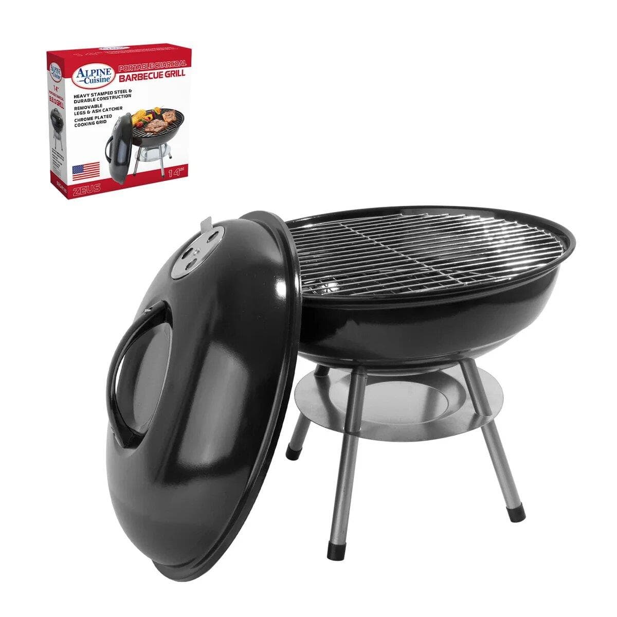 14" Portable Charcoal Barbeque Grill