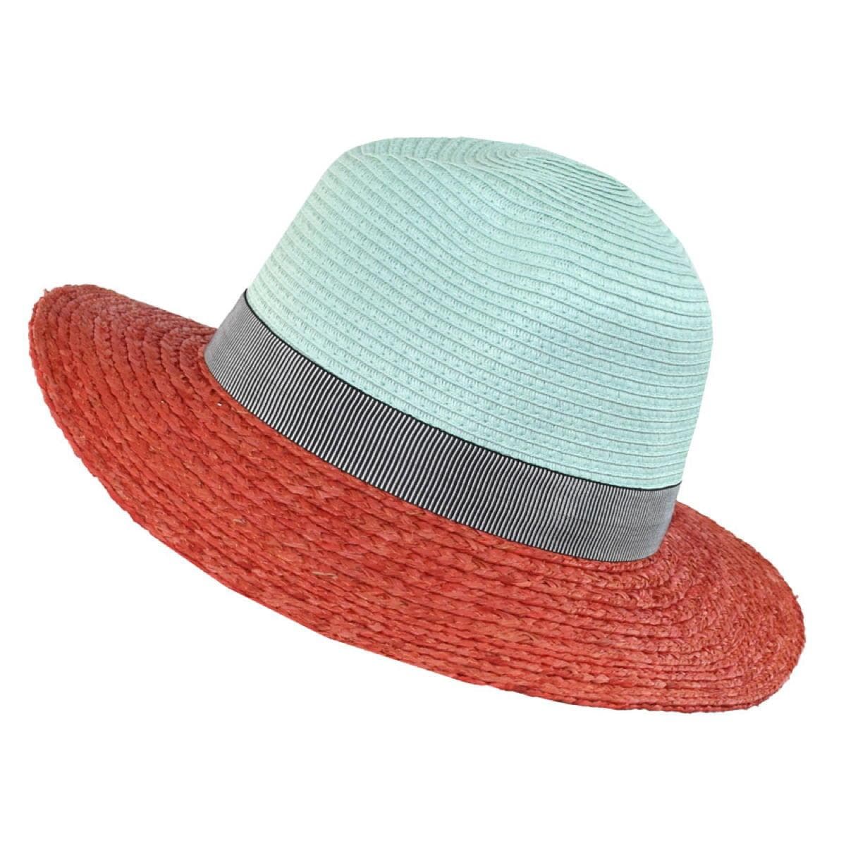 Panama Two-Tone Fedora Hat